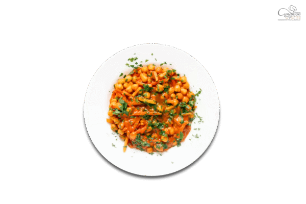 Ciecierzyca z warzywami w sosie curry 300g