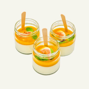 Panna cotta mango- monoporcja 120 g