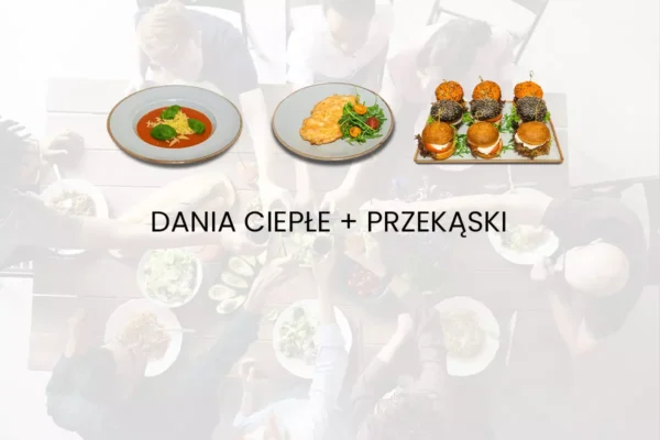 Obiad z przekąskami dla 20 osób