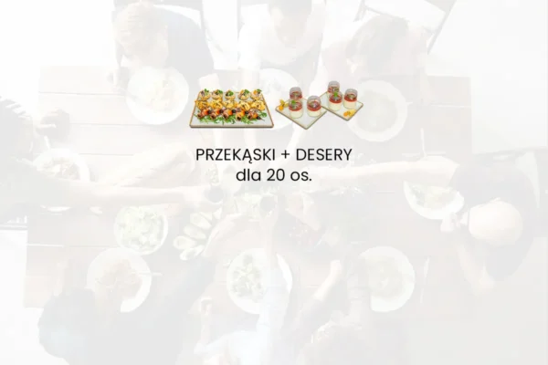 Przekąski standing party dla 20 osób