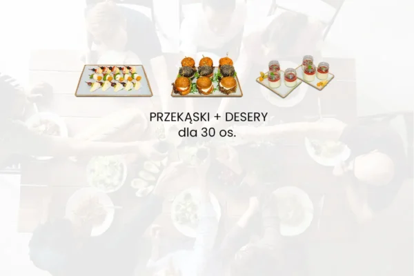 Przekąski standing party dla 30 osób